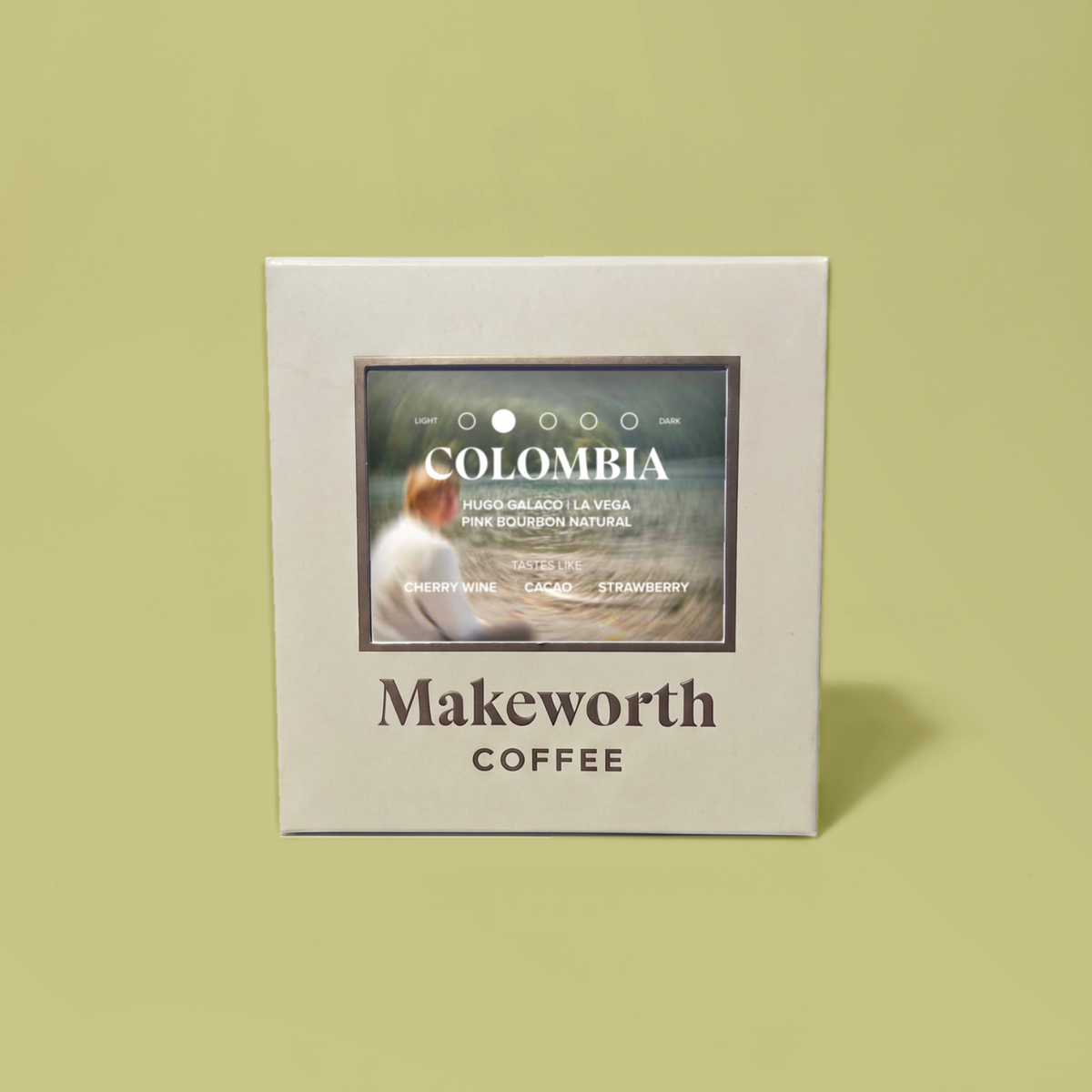 Makeworth Coffee Colombia Pink Bourbon 10oz box