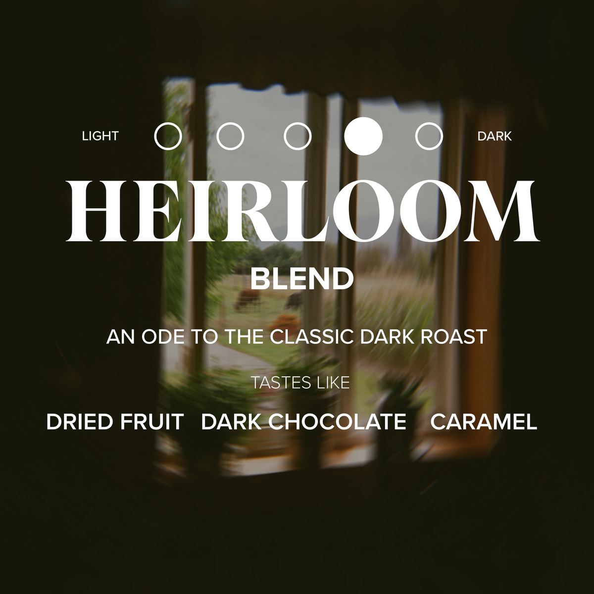 Heirloom Blend label front