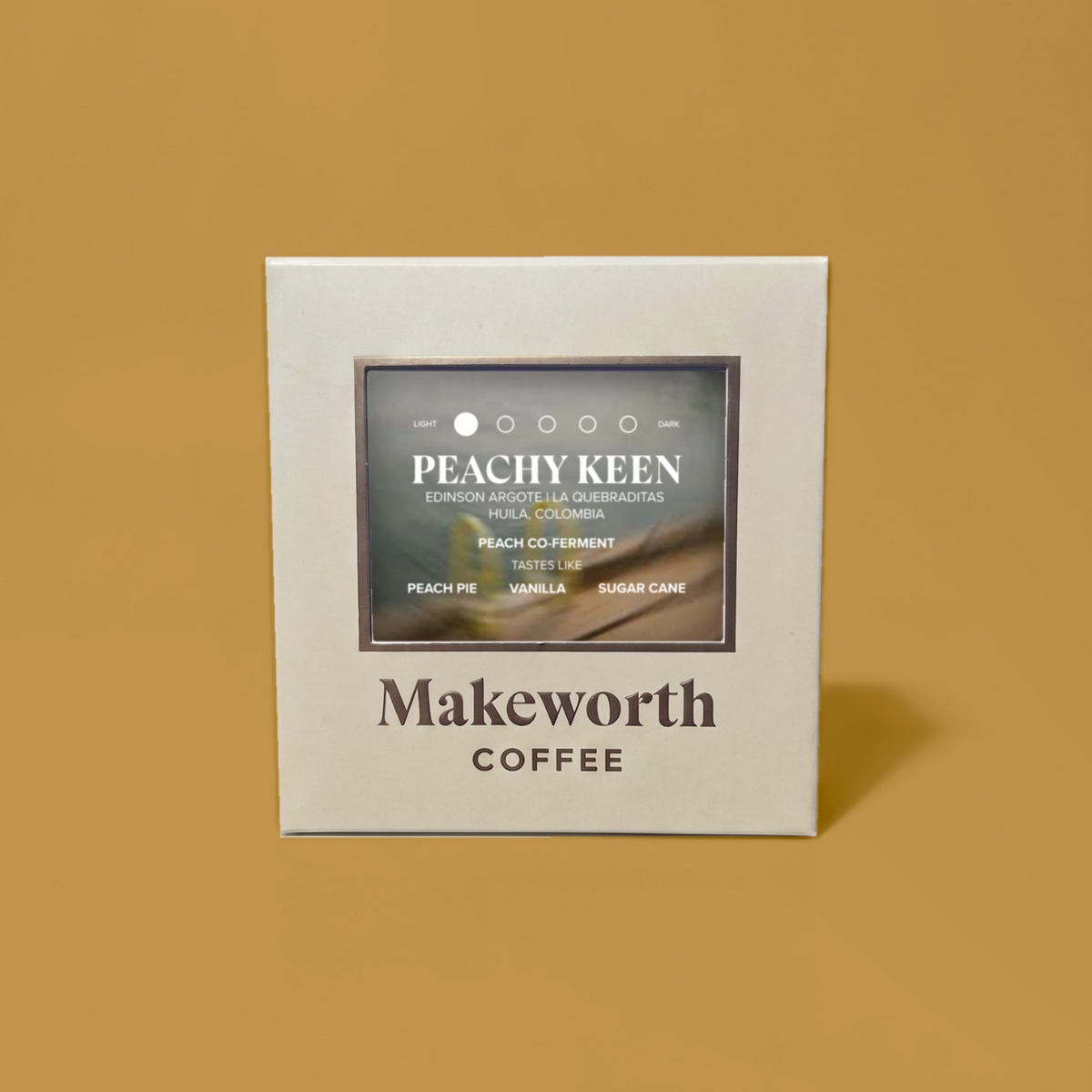 Makeworth Coffee Colombia Peachy Keen 10oz box
